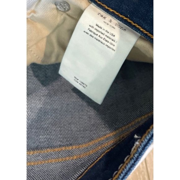 Rag & Bone Women's Nina High Rise Skinny Jeans Dark Wash Sz 24 NWT - Picture 8 of 11